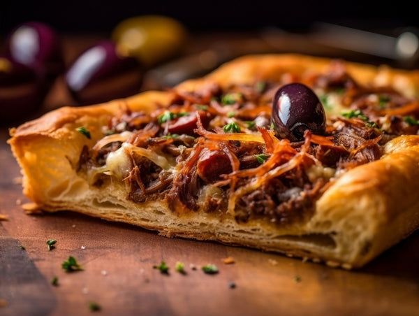 Mushroom and Ajwain Pissaladière