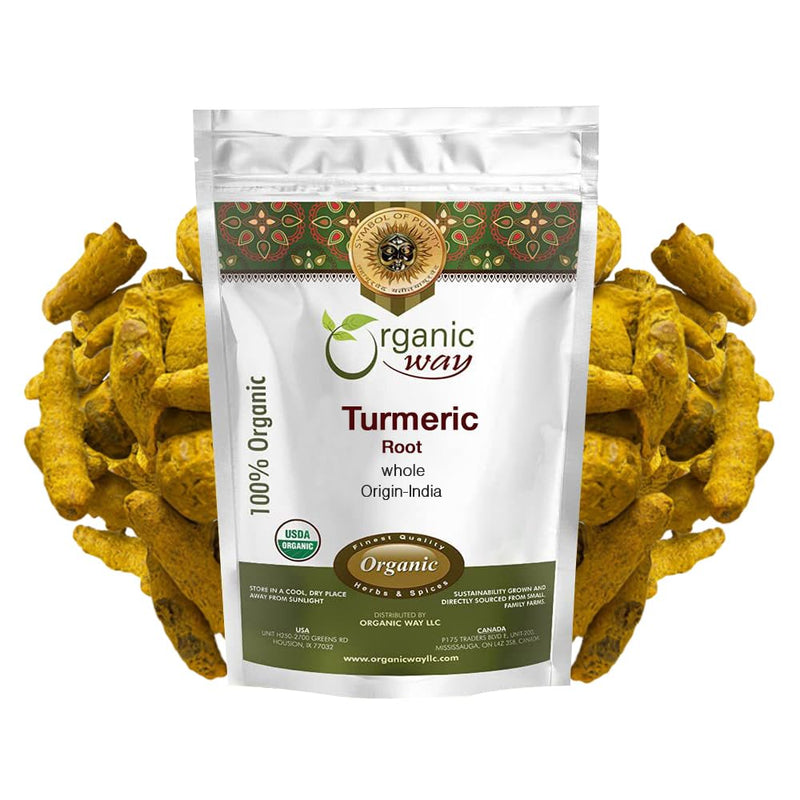 Organic Way Turmeric Root whole