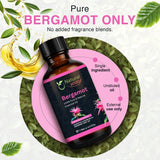 Bergamot Essential Oil for Diffusers | Natural Aroma Oil for Home Fragrance, Humidifier & DIY Candle Making, Long Lasting Scent for Office, Bedroom & Soothing Scent 4 Fl Oz (120 mL)