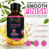 Bergamot Essential Oil for Diffusers | Natural Aroma Oil for Home Fragrance, Humidifier & DIY Candle Making, Long Lasting Scent for Office, Bedroom & Soothing Scent 4 Fl Oz (120 mL)