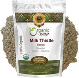 Milk Thistle Seeds Powder (Silybum Marianum) | European Wild-Harvest | Kosher Certified | Vegan, Non GMO & Gluten Free | USDA Certified | Origin - Albania