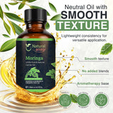 Moringa Carrier Oil for Diffusers, Dry Skin, Hair | Natural Aroma Oil for Home Fragrance, DIY Beauty Blends & DIY Candle Making, Long Lasting Scent for Office, Bedroom Scent 4 Fl Oz (120 mL)