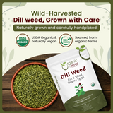 Organic Way Dill Weed Cut & Sifted - Herbal Tea - Origin Egypt