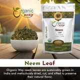 Organic way Neem leaf cut and sifted