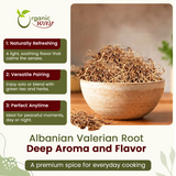 Valerian Root Cut & Sifted (Valeriana Officinalis) - Herbal Tea | European Wild-Harvest | Kosher & USDA Certified | Vegan, Non-GMO & Gluten Free | 100% Raw from Albania