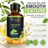 Spearmint Essential Oil for Diffusers | Natural Aroma Oil for Home Fragrance, Humidifier & DIY Candle Making, Long Lasting Scent for Office, Bedroom & Soothing Scent 4 Fl Oz (120 mL)
