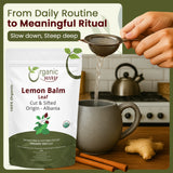 Lemon Balm Leaf Cut & Sifted (Melissa officinalis) - Herbal Tea | Kosher Certified | Vegan | Raw, Non GMO & Gluten Free | USDA Certified | Origin - Albania