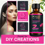 Geranium Essential Oil for Diffusers | Natural Aroma Oil for Home Fragrance, Humidifier & DIY Candle Making, Long Lasting Scent for Office, Bedroom & Soothing Scent 4 Fl Oz (120 mL)