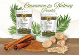 Organic Cinnamon & Nutmeg Powder Duo