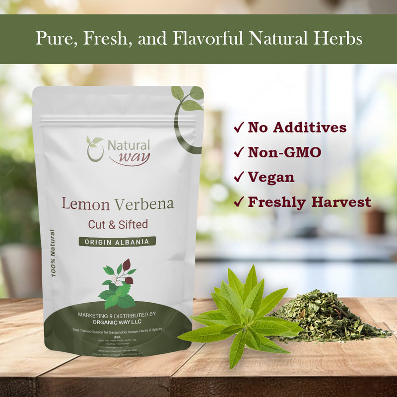 Natural Lemon Verbena Cut & Sifted