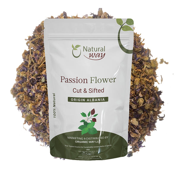 Natural Dried Passion Flower Cut & Sifted