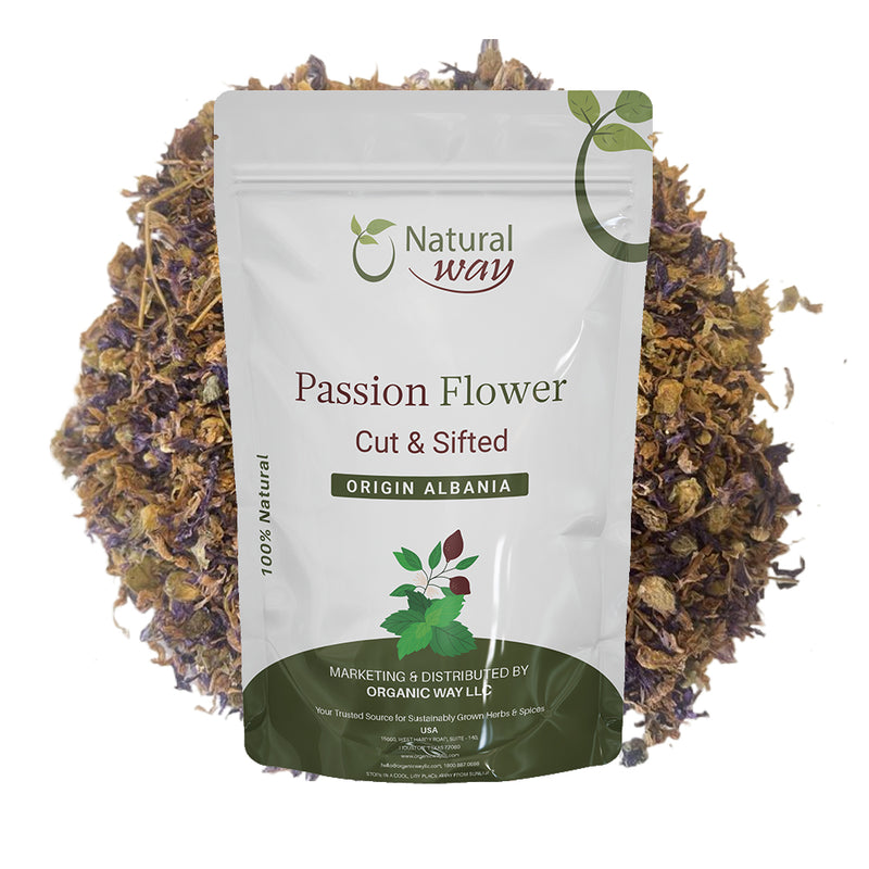 Natural Dried Passion Flower Cut & Sifted