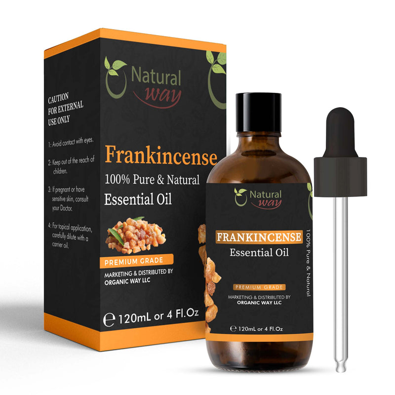 Natural Way Frankincense Essential Oil 4 Fl Oz (120 ml)