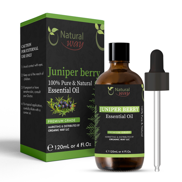 Natural Way Juniper Berry Essential Oil 4 Fl Oz (120 ml)