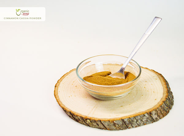 Premium Cinnamon Cassia Powder (Cinnamomum cassia) - Adds Flavour & Aroma | Kosher Certified | Vegan | Raw, Non GMO & Gluten Free | USDA Certified | Origin - India