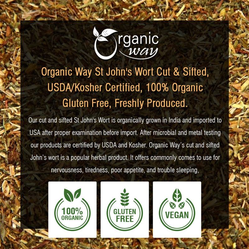 St John's Wort (Cut & Sifted), European Wild Harvest